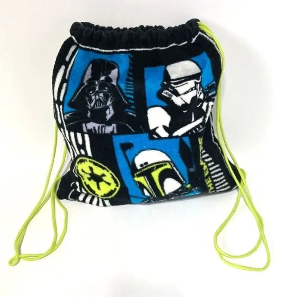 STAR WARS Disney Beach Tote Bag with Drawstrings 13 x 13 inches